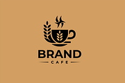 Abstract Coffee Shop Logo Template, a Branding & Logo Template by Advateik ™ (Thumbnail 2 of 3)