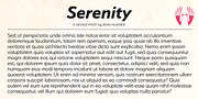 Serenity, a Sans Serif Font by Device (Thumbnail 2 of 9)