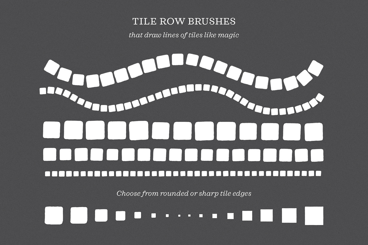 Fauxsaic Kit for Procreate, a Brush Add-On by Molly Suber Thorpe (Photo 7 of 17)
