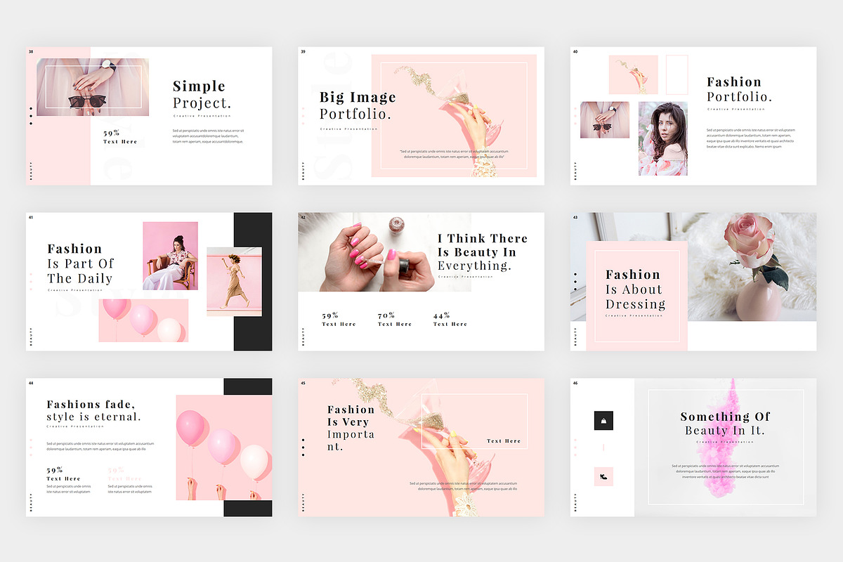 Angela Fashion PowerPoint, a Presentation Template by desvibes (Photo 6 of 8)