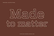 Terra Fable Sculpted Slab Serif, a Slab Serif Font by Colorsfav (Thumbnail 3 of 11)