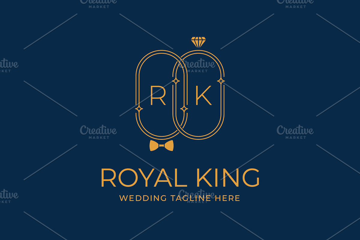 Angles Royal King - Wedding Logo, a Branding & Logo Template by Creattlle (Photo 3 of 4)