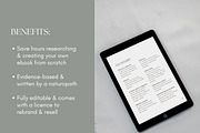 Gut Ebook Canva Template, a Presentation Template by Naturopath Hub (Thumbnail 6 of 9)