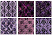 Purple Gothic Digital Paper, a Seasonal Illustration by Designworld (Thumbnail 3 of 6)