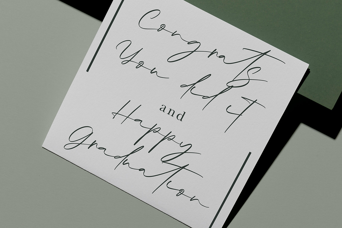 Nathaly Couple, a Handwritten Font by HATFSTUDIO (Photo 3 of 8)