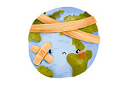 Earth Day Save the Planet Clipart, a Seasonal Illustration by the_myro (Thumbnail 5 of 7)