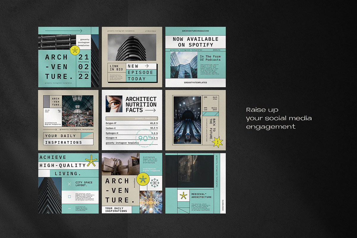 Squarise - Swiss Style Instagram, a Social Media Template by Masanis (Photo 6 of 8)