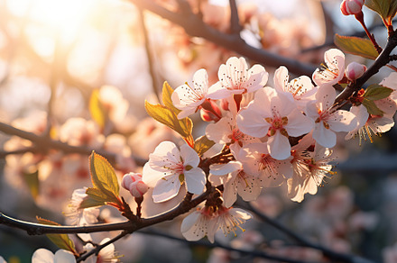 Beautiful blossom branch in the park, a Nature Photo by AlyaAnd