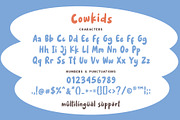 Cowkids - Fun and Bold Font, a Handwritten Font by Weape Studio (Thumbnail 7 of 7)