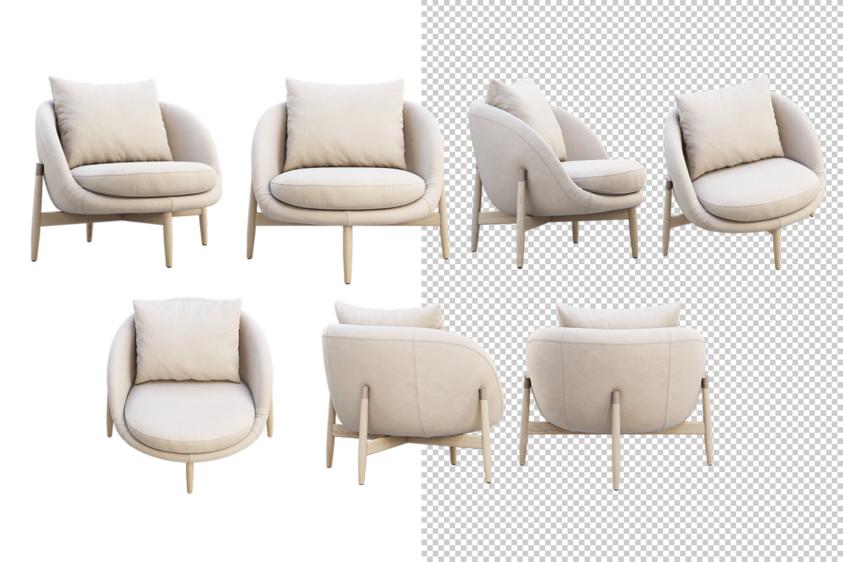 Isolated chairs #9, a Decorative Illustration by 3dmitruk (Photo 2 of 4)