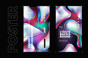 3d Fluid iridescent shapes, an Illustration by MaximGertsen (Thumbnail 5 of 5)