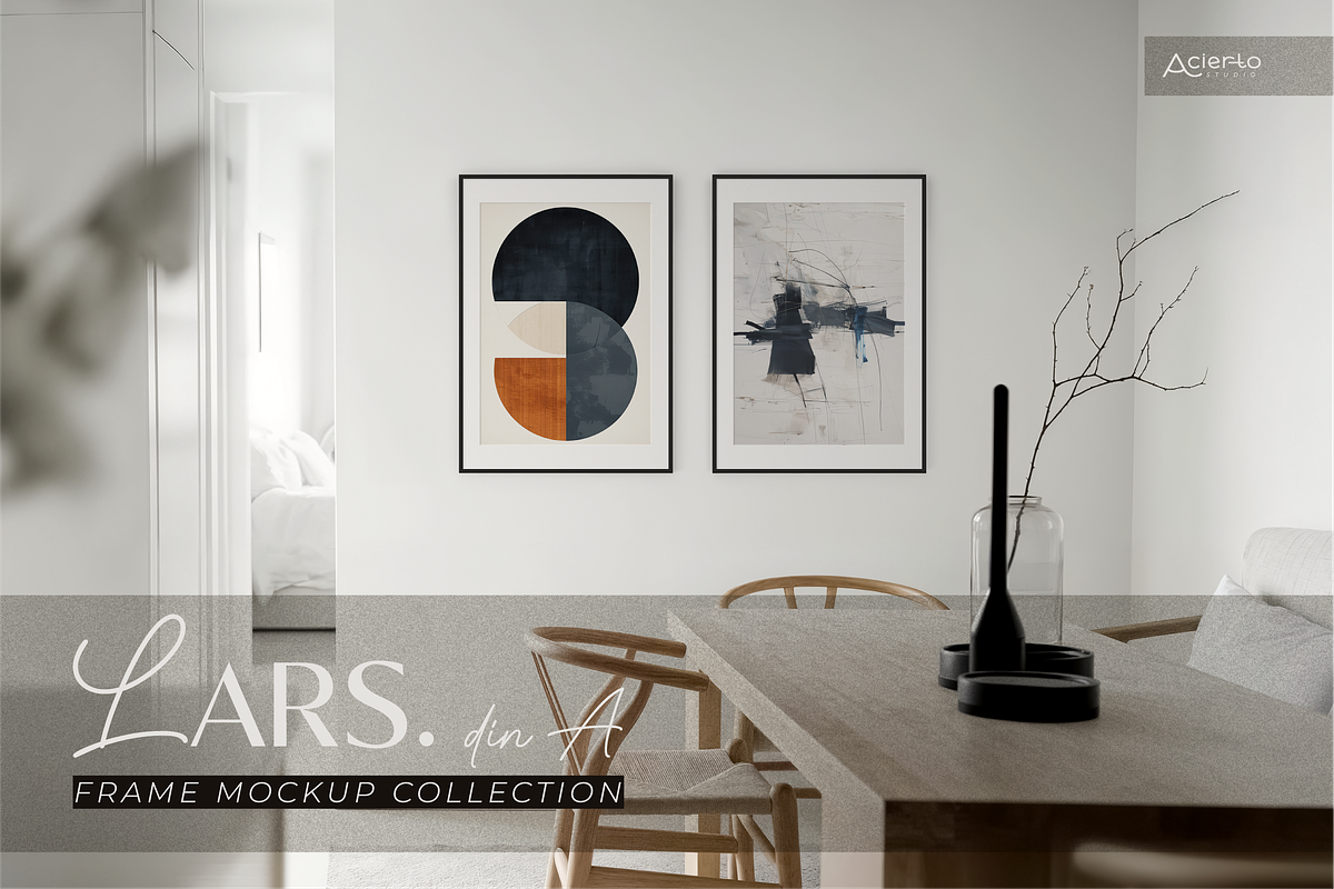 LARS Din A | Frame Mockup Collection, a Product Mockup by Acierto Studio (Photo 8 of 9)