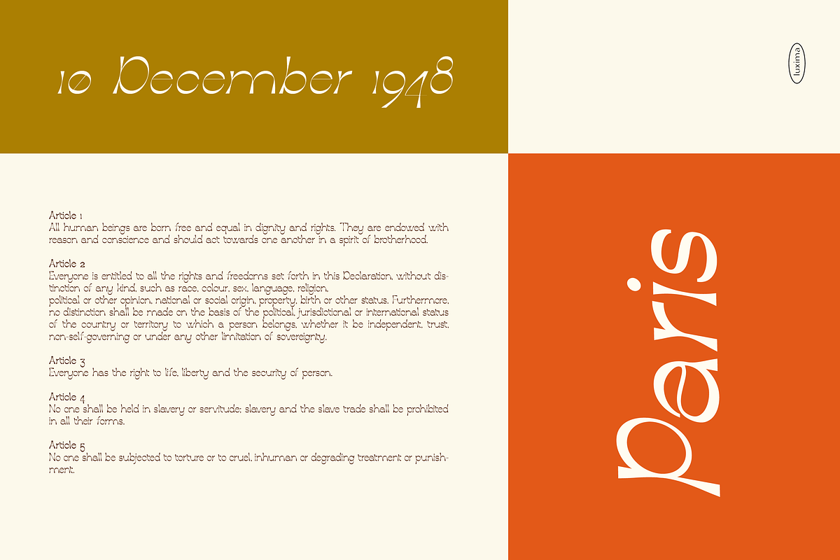GLADWELL - Display Font, a Sans Serif Font by Luxima (Photo 3 of 13)