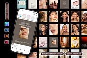 Beauty & Fashion Instagram Kit, a Social Media Template by Artisan Vibes (Thumbnail 1 of 9)