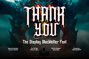Heavier Crowns - Display Blackletter, a Blackletter Font by Dhabee (Thumbnail 3 of 16)