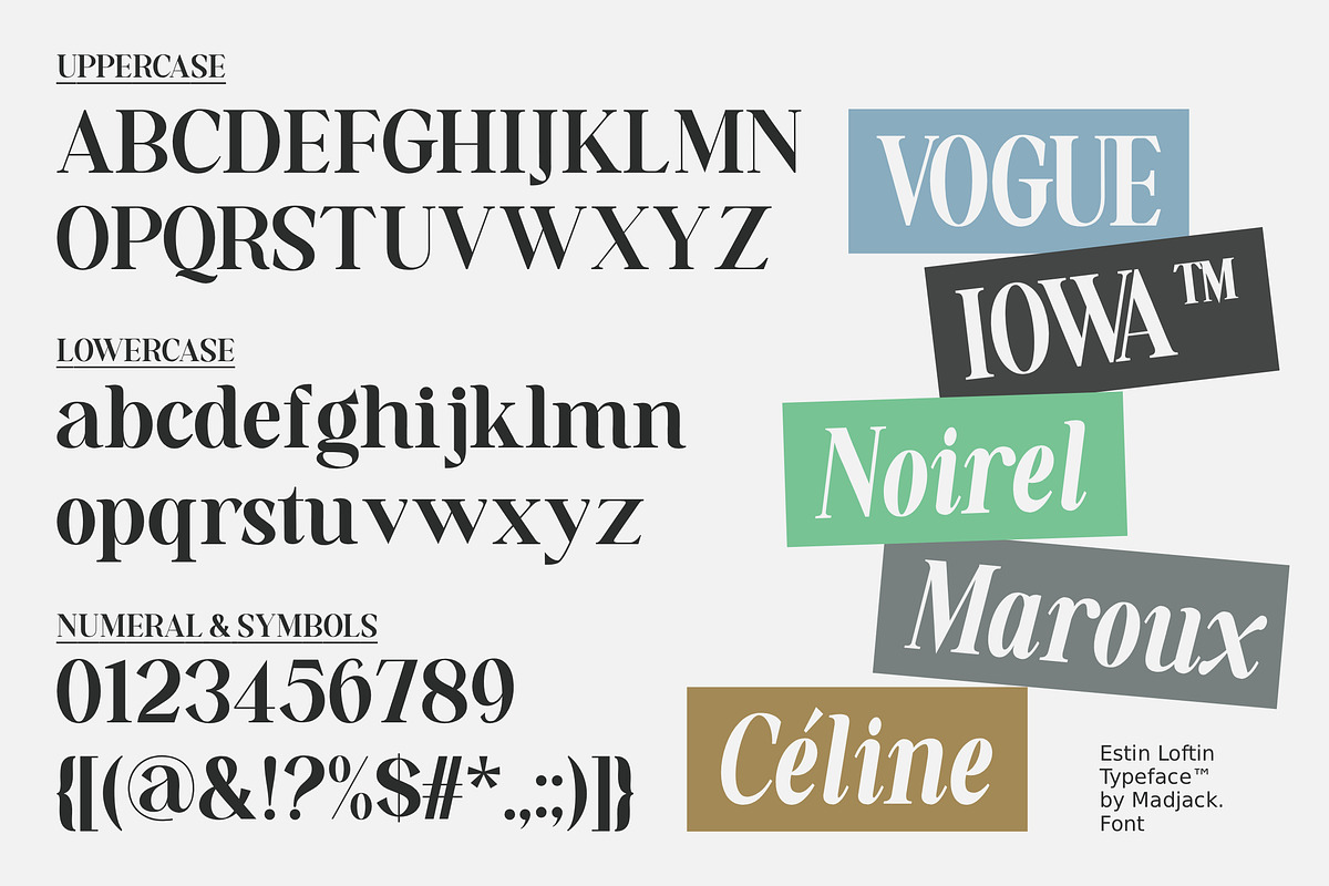 Estin Loftin Serif Font, a Serif Font by Madjack.font (Photo 11 of 15)