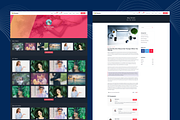 Persona - Video Vlogging  Template, a Bootstrap Template by THESOFTKING (Thumbnail 2 of 3)