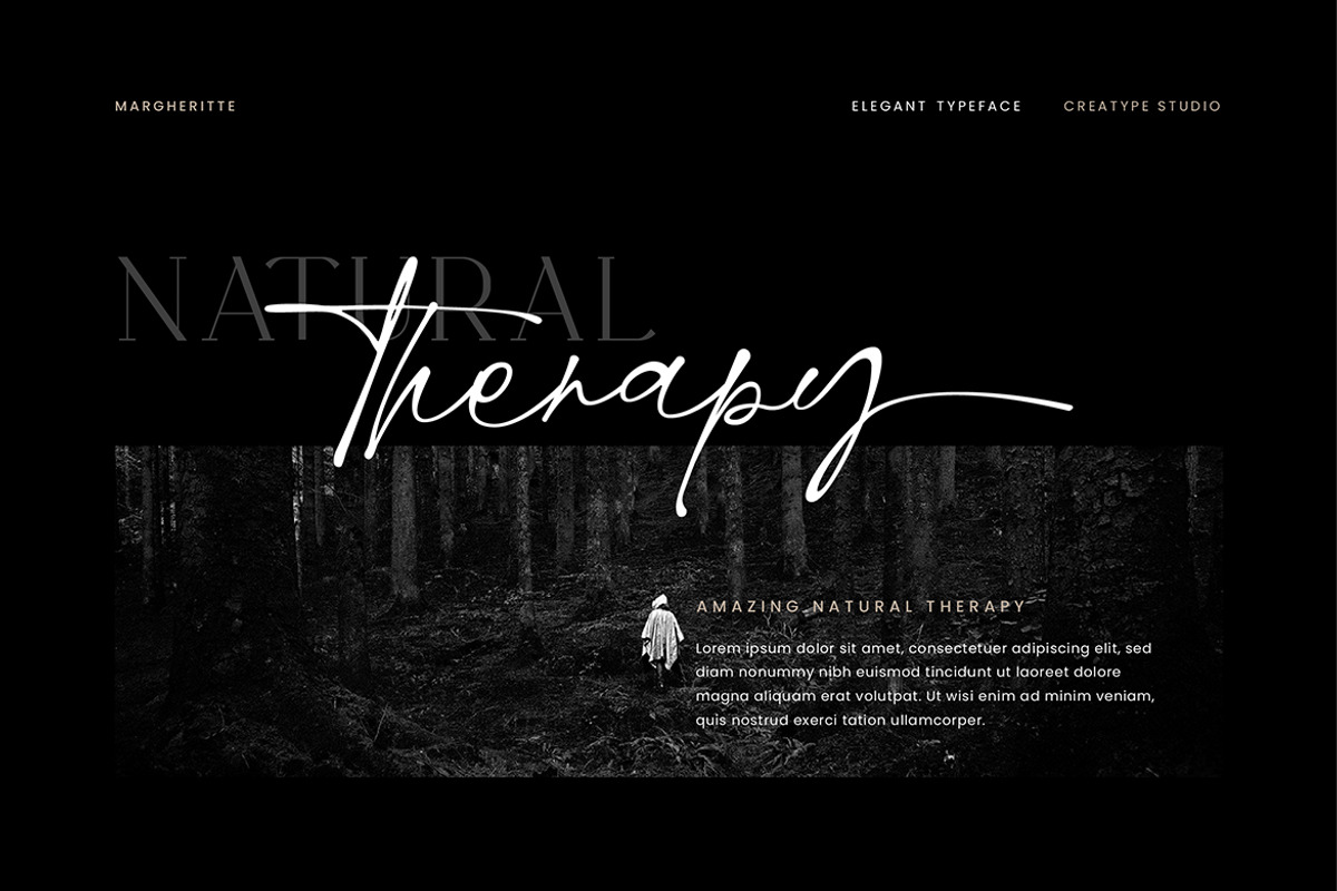 Margheritte Modern Script, a Script Font by Creatype Studio (Photo 4 of 9)