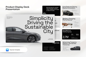 EV Product Pitch Deck Keynote