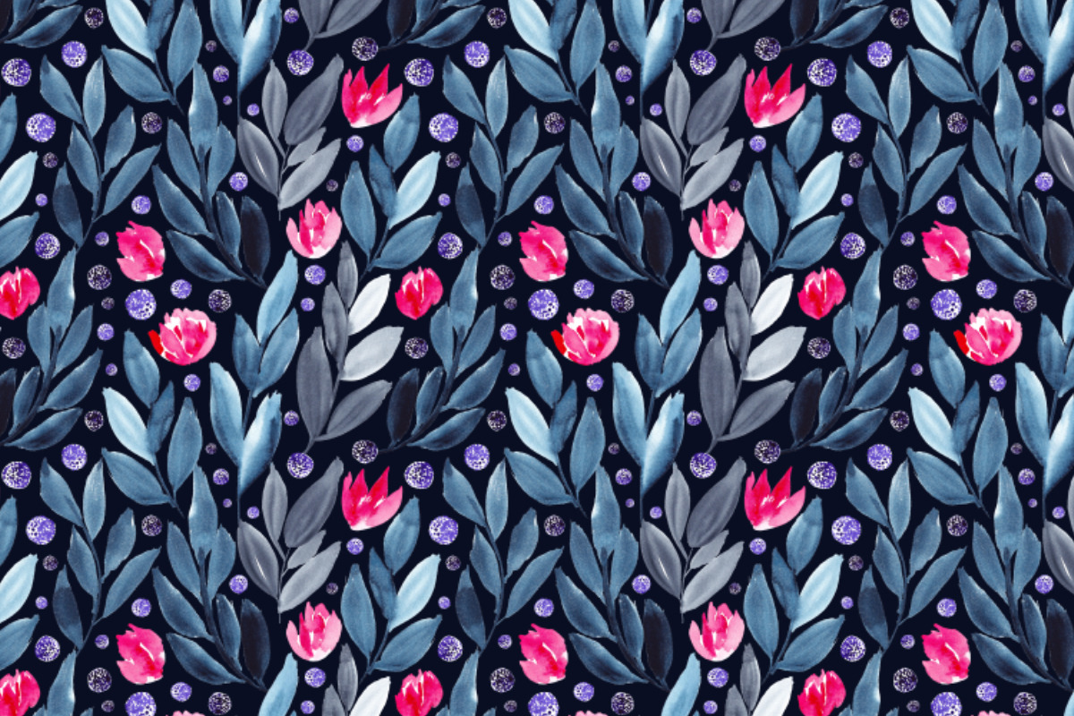 Pink, blue and black, a Pattern Graphic by Anya-D (Photo 2 of 8)