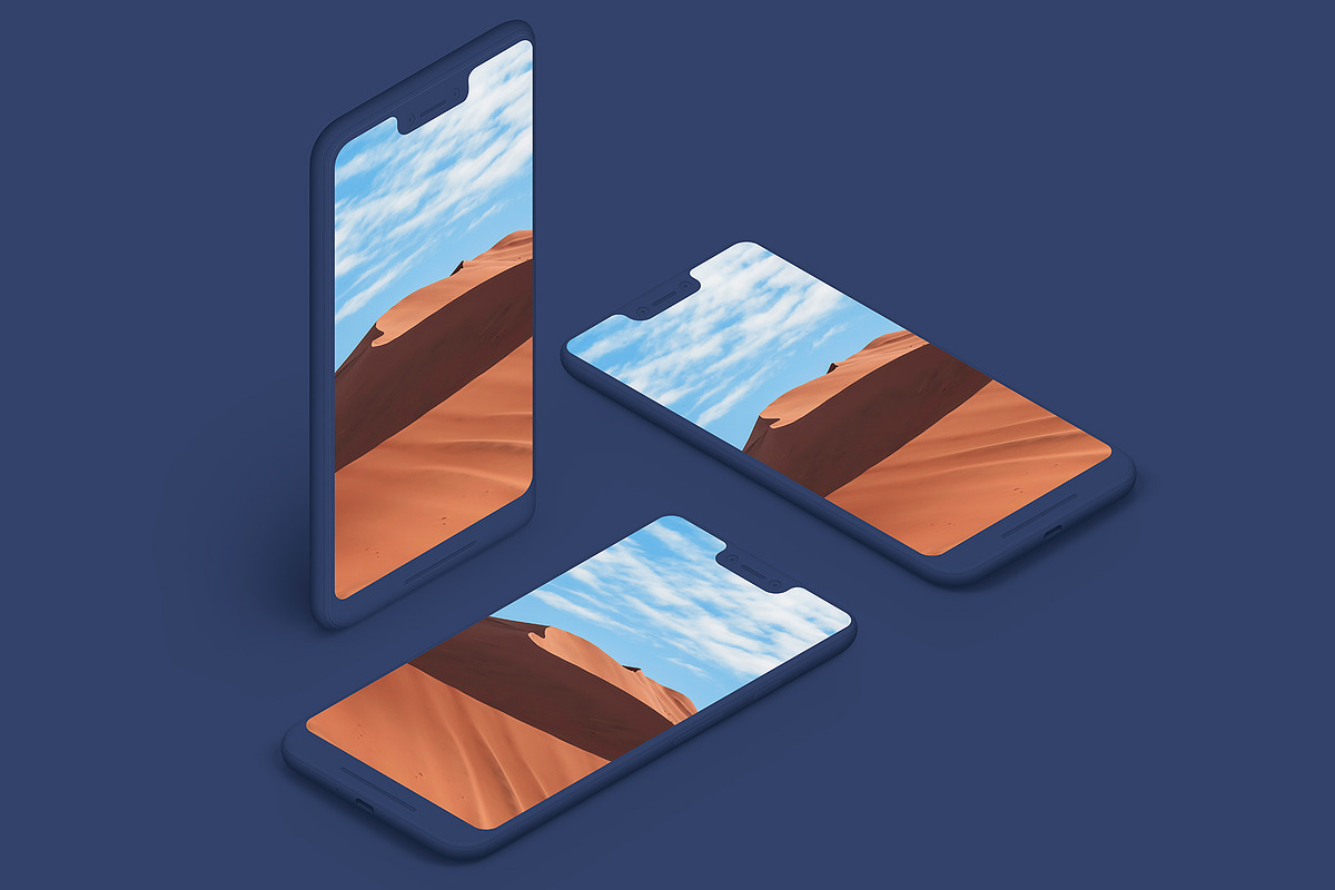 Pixel 3XL - 21 Clay Mockups - PSD, an iPhone Mockup by Asylab (Photo 67 of 73)
