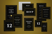Wedding Invitation Set, an Invitation Template by graphicook (Thumbnail 3 of 3)