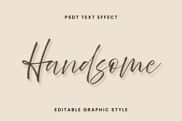 Elegant Stitch Script Text Effect preview 3