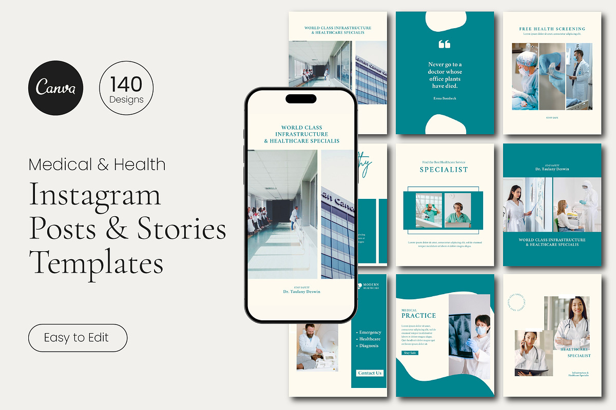 Clinic & Dentist Social Templates