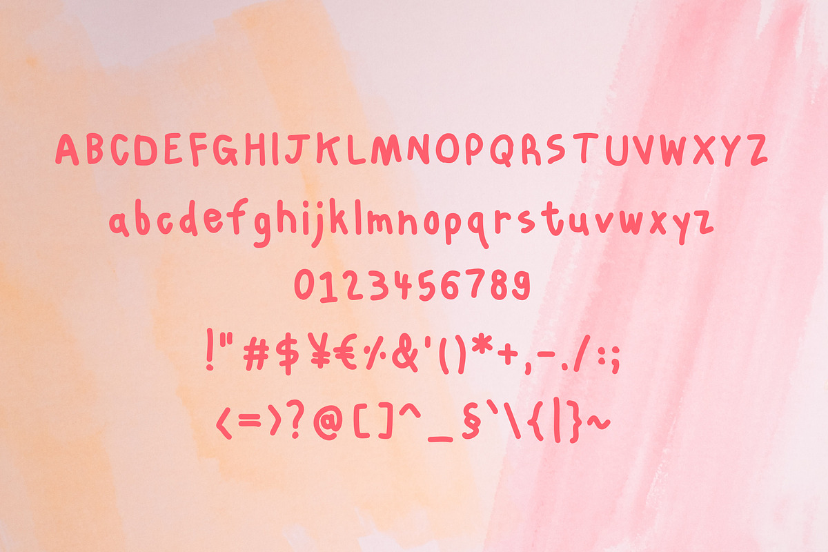 Pom Poko Handwritten Font, a Script Font by Nuchylee Photo (Photo 3 of 8)