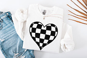 Checkered Heart PNG, Valentines Day, an Illustration by SharpMarketplace (Thumbnail 4 of 9)