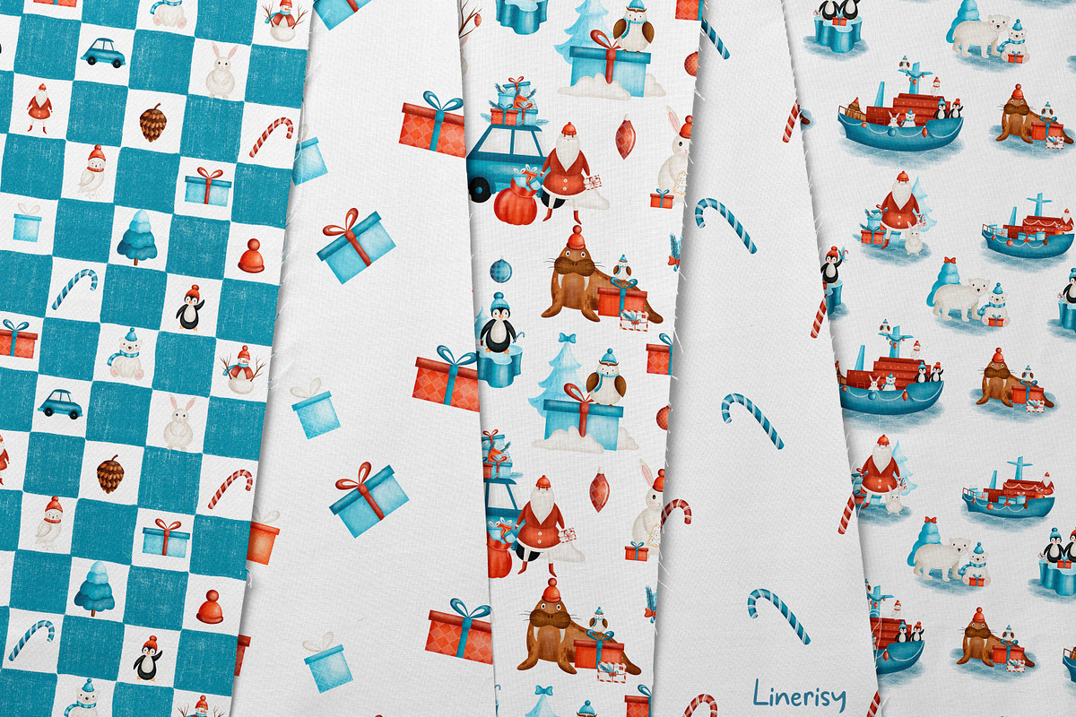 Christmas Arctic - kids collections, an Animal Illustration by Linerisyart (Photo 9 of 19)