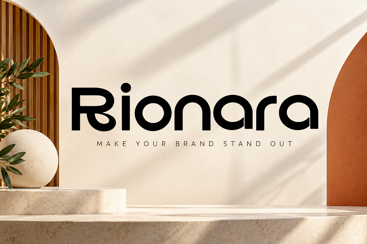 Rionara, a Sans Serif Font by Wow Magic (Photo 1 of 3)