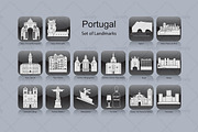 Portugal landmark icons (16x), an Icon by Artefy's Graphic Bar (Thumbnail 1 of 2)