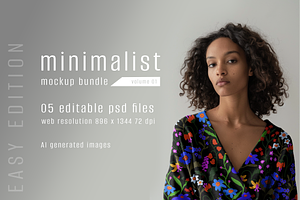 Minimalist mockup bundle - Vol 01