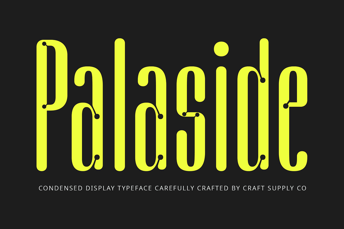 Palaside – Inktrap Font, a Sans Serif Font by Craft Supply Co. (Photo 1 of 8)