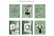 Canva Branding Kit Green Sage, a Branding & Logo Template by CopertiniStudio (Thumbnail 6 of 8)