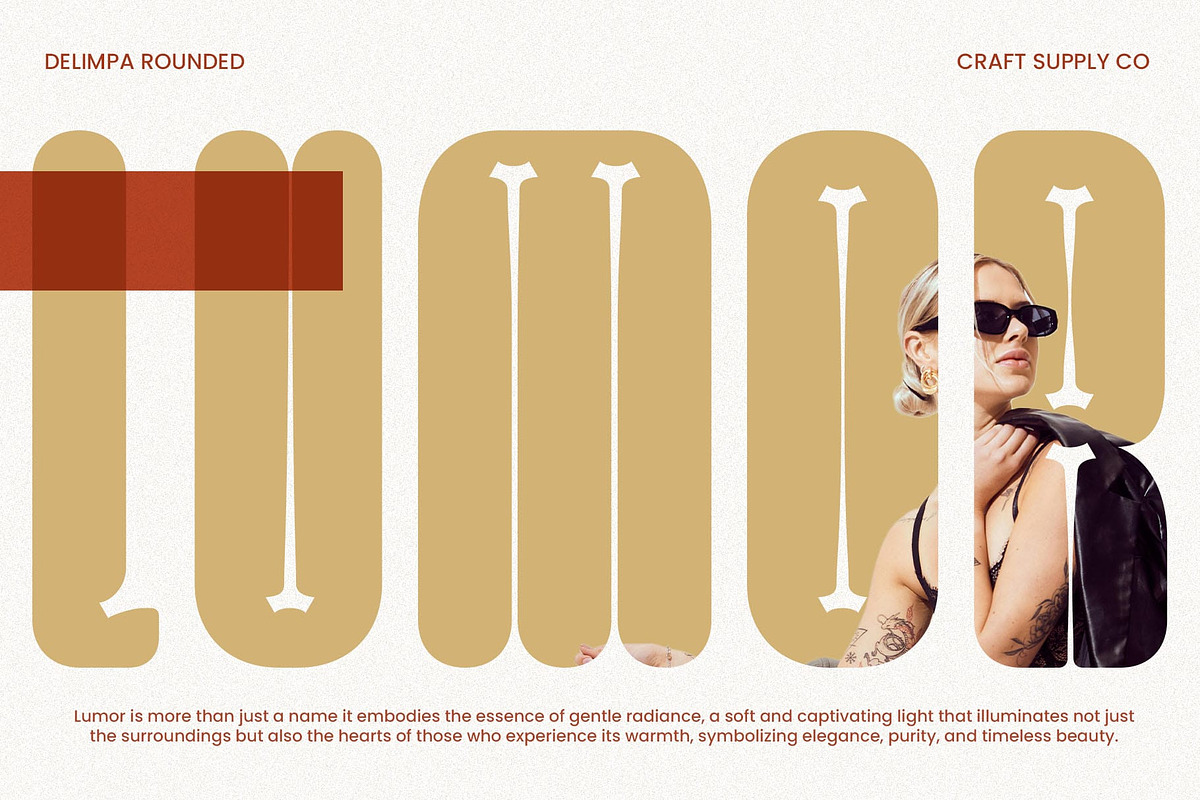 Delimpa Rounded, a Sans Serif Font by Craft Supply Co. (Photo 2 of 8)