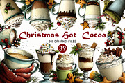 Christmas Hot Cocoa Clipart, a Seasonal Illustration by Designworld (Thumbnail 1 of 11)