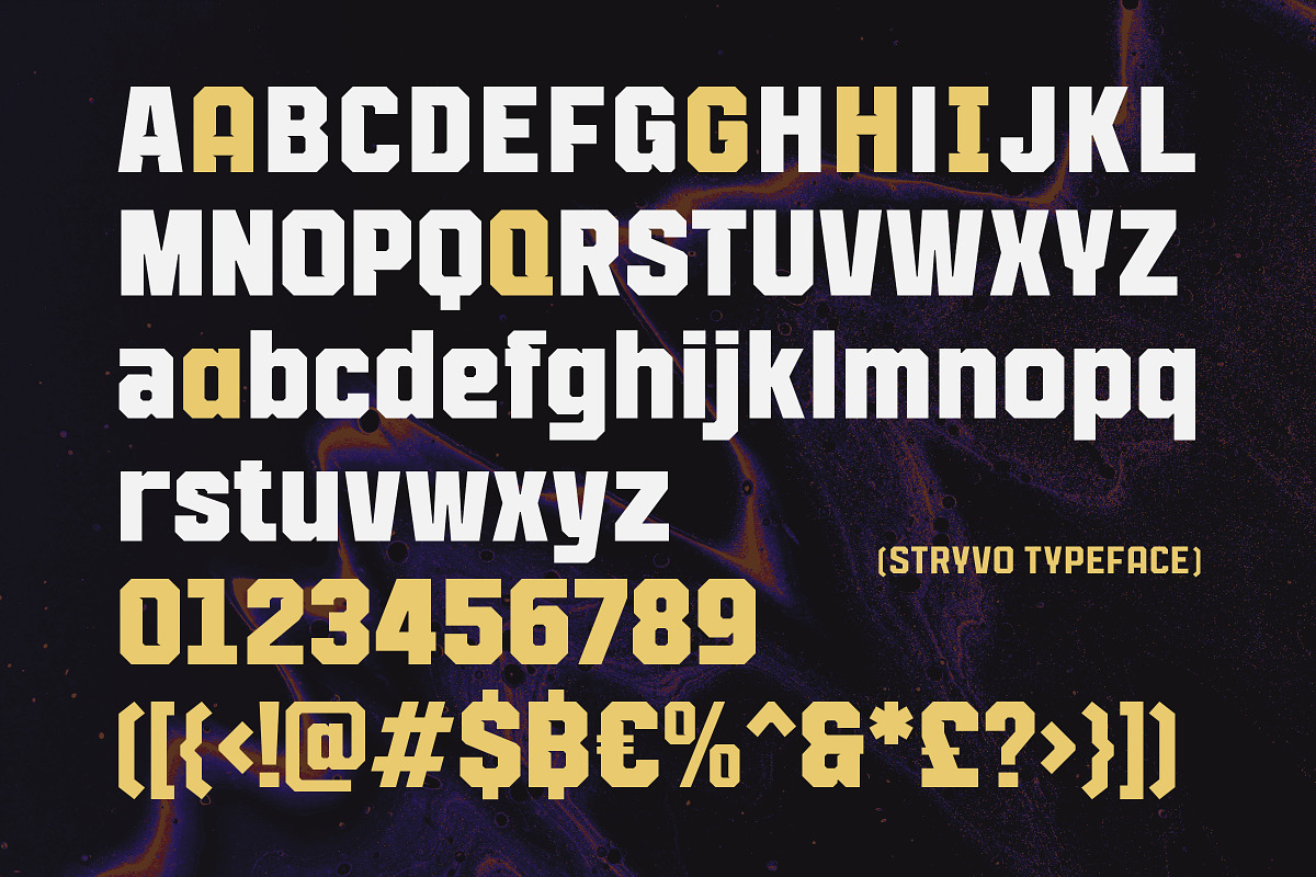 Stryvo Font Family – Esports Sans, a Sans Serif Font by Sekyra Lab (Photo 4 of 10)