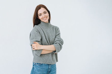 Portrait of young woman, a Person Photo by Galina_Zhigalova