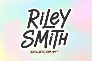 Riley Smith - Handwritten Heart Font