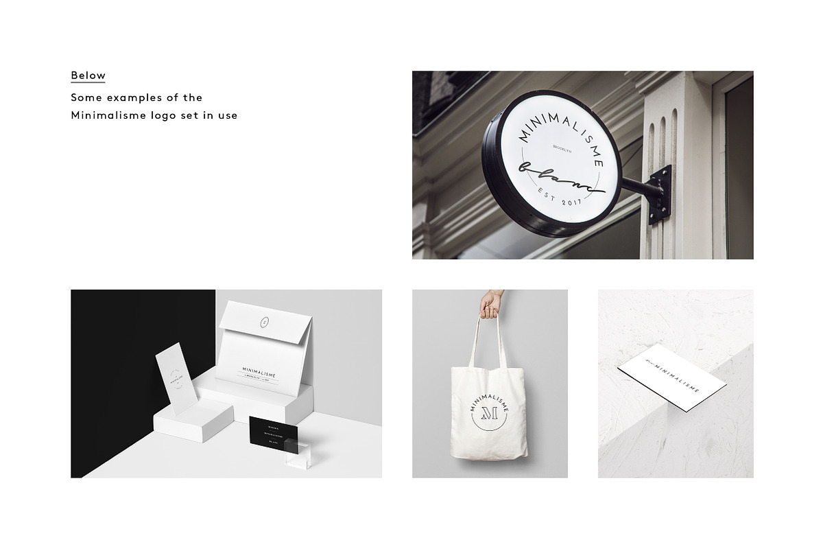 50 Minimal Fashion Brand Logos, a Branding & Logo Template by T E M P L Y (Photo 4 of 7)