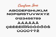 Cronfrom Font Duo Script Wide Sans, a Script Font by Maulana Creative (Thumbnail 3 of 7)