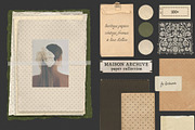 Maison Archive Paper Collection, a Texture Graphic by lerinartstudio (Thumbnail 1 of 12)