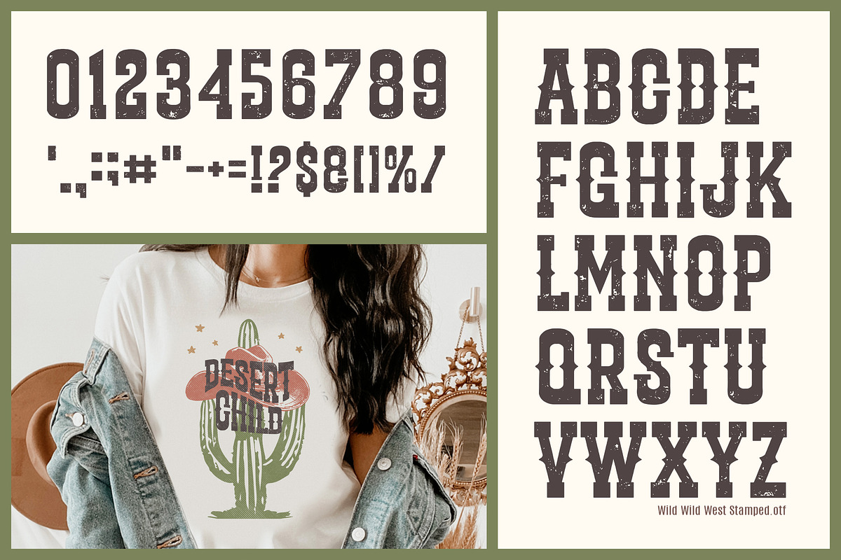 Wild Wild West. Color Font (4styles), a Serif Font by Cosmic Store (Photo 6 of 8)