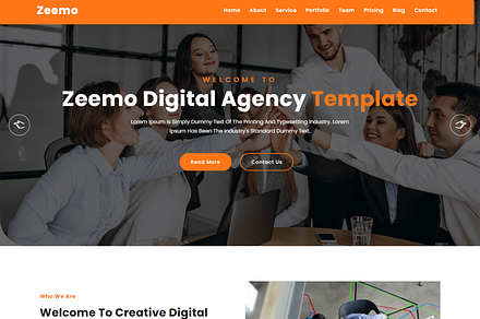 Corporate Business Agency HTML Theme, a HTML Template by Themeplaza