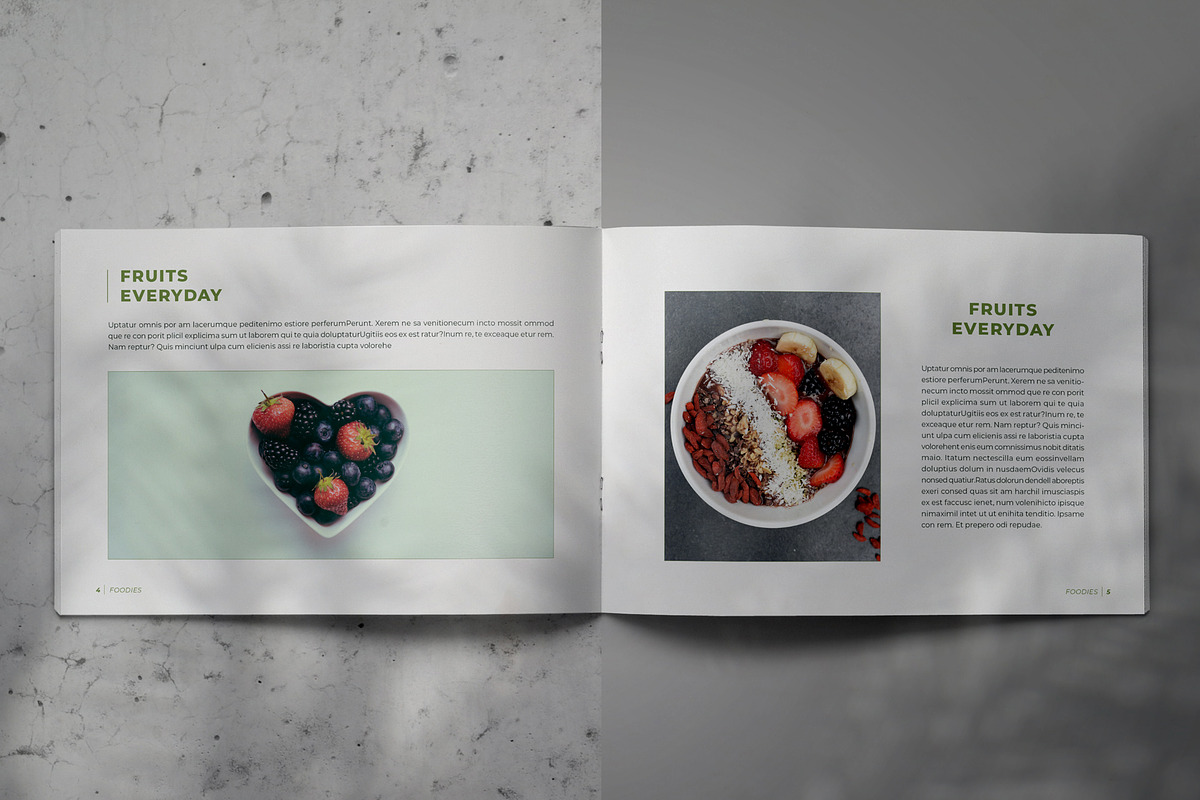 FOODIES Lookbook Brochure Template, a Brochure Template by Indotitas (Photo 3 of 9)