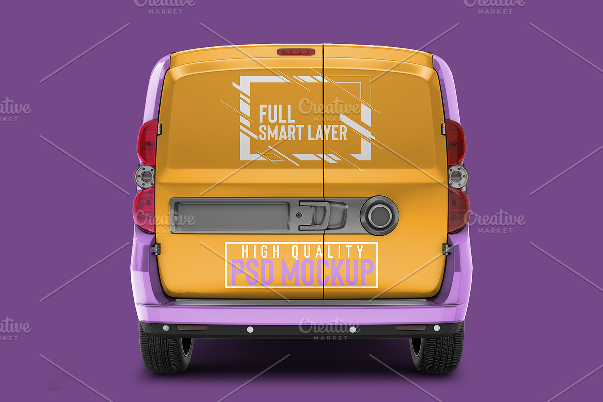 Photorealistic PSD Cargo Car Mock-up, an Advertising Mockup by Sinlatown (Photo 7 of 8)