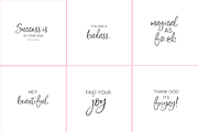 50 Image Boss Babe Quotes Pack, a Social Media Template by blackdahliapress (Thumbnail 2 of 5)