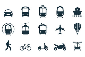 Vehicle, Air, Railway Transport, a Transportation Illustration by Vector Creator